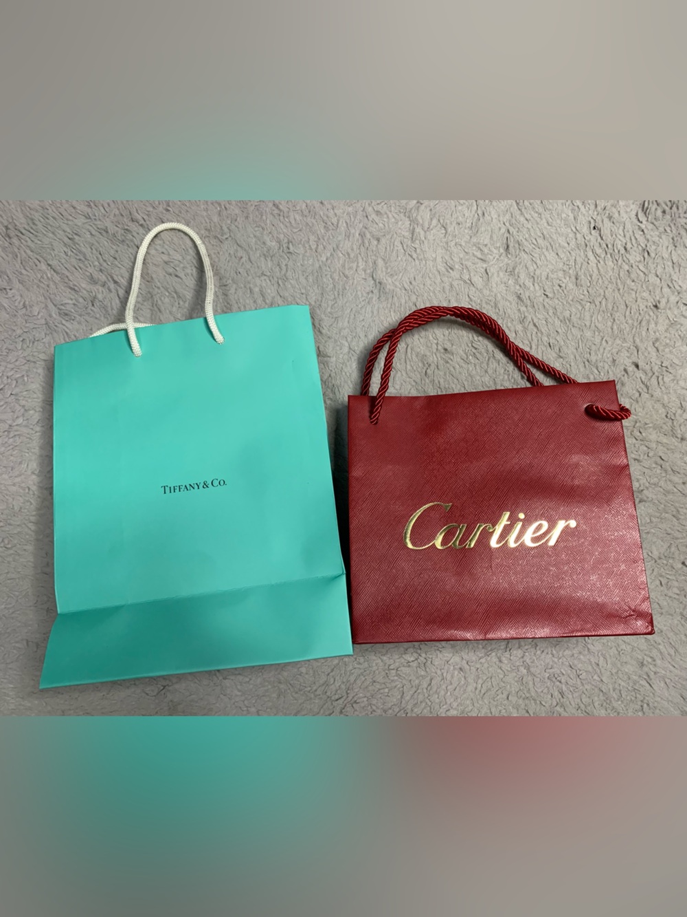 Tiffany and Cartier Luxury Paperbag